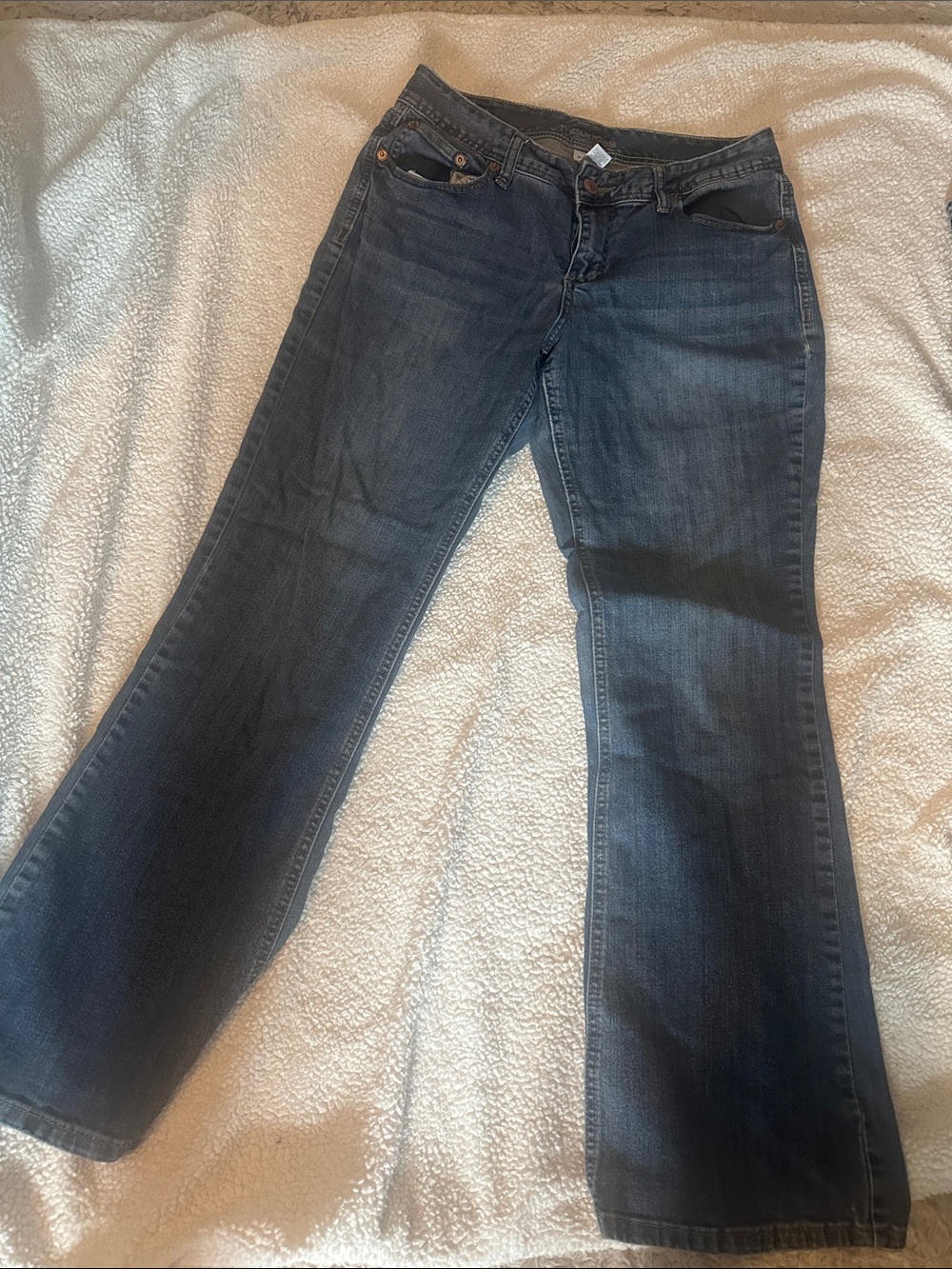 Maurices Dark Blue Flare Jeans